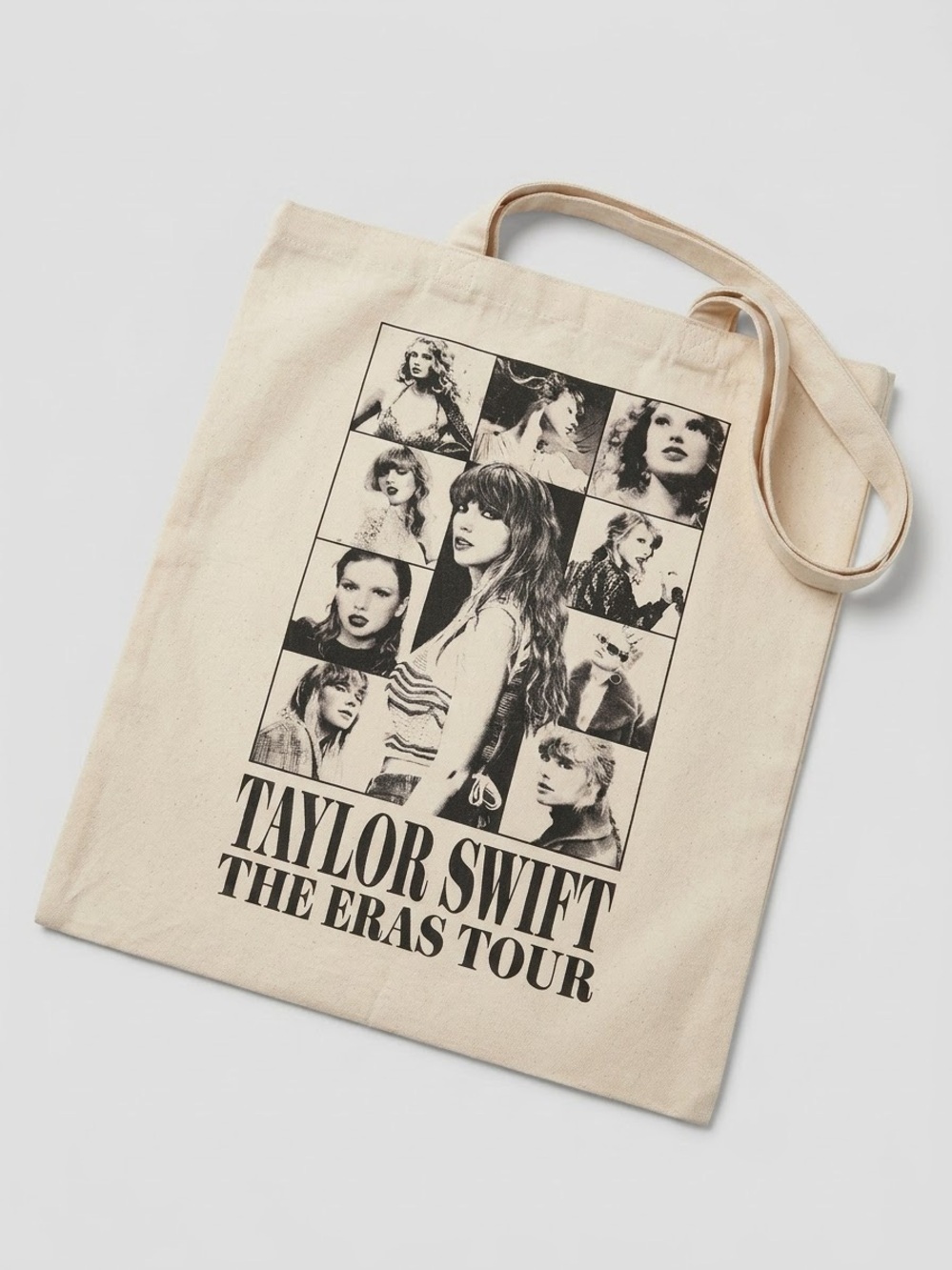 Taylor Swift The Eras Tour Canvas Tote Bag US Concert Dates Merch